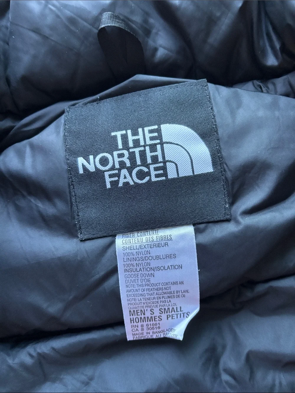 The North Face Navy and Black Insulated Puffer Vest
